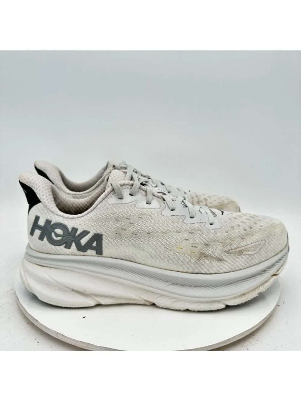 Hoka One One Clifton 9 Men Size 10D 1127895-NCSW Nimbus Cloud Steel Wool Shoes